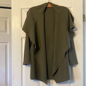 Green cardigan